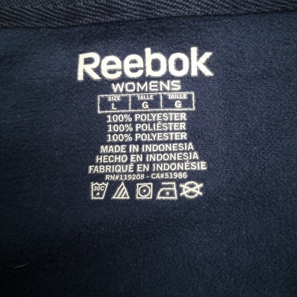 Reebok Hockey Hall of Fame Ladies Size Large Fleece Lined Hooded Jersey - Picture 3 of 10